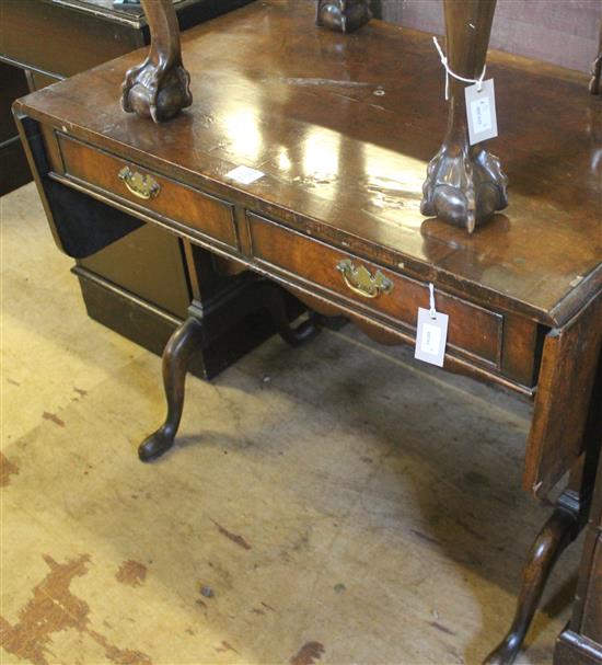 Walnut sofa table